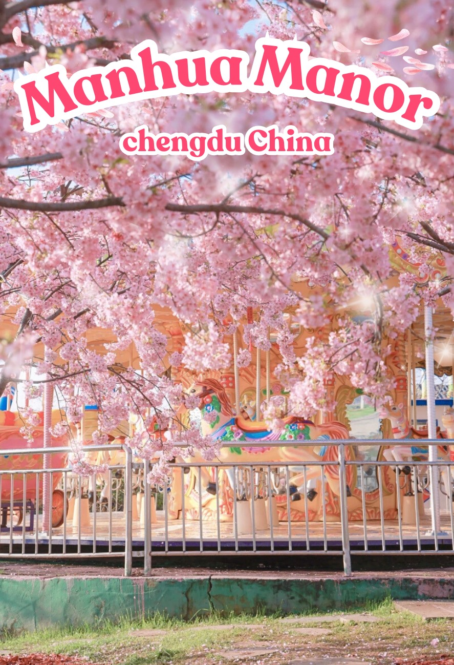 Manhua Manor  สวนดอกไม้ที่ใหญ่อลังการกลางเมืองเฉิงตู